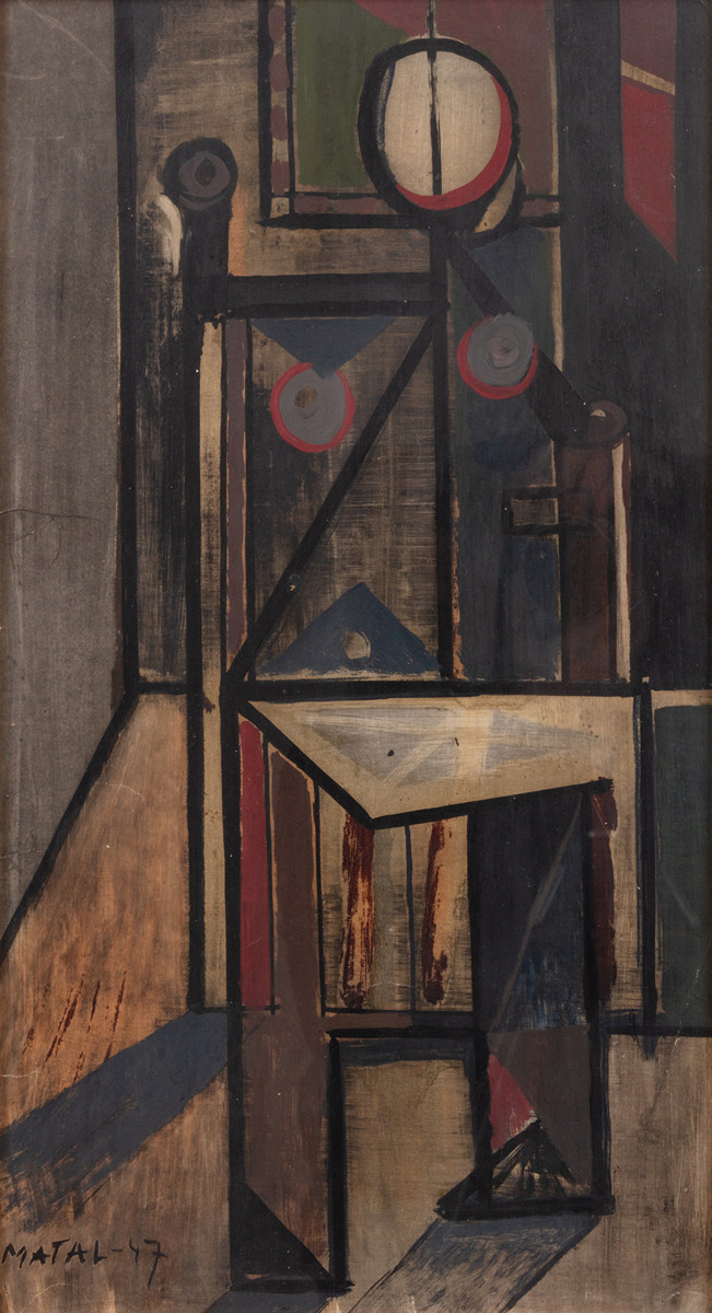 Bohumír Matal (1922 - 1988) - Sedící ženský akt, 1947