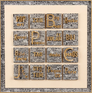 Karel Trinkewitz (1931 - 2014) - Hommage pour Jiří Kolář, 1981