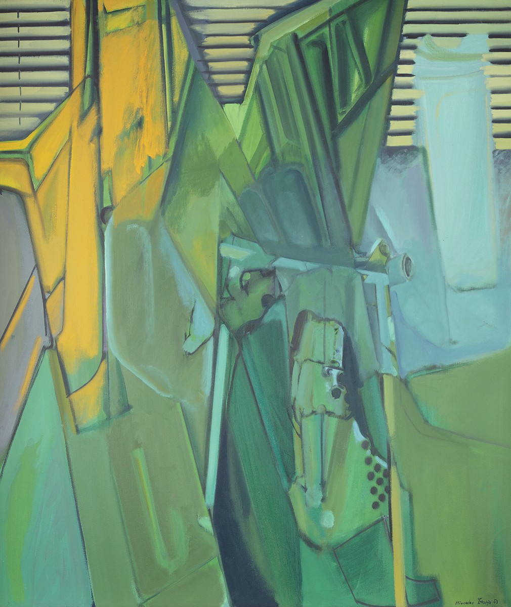 Miroslav Štolfa (1930 - 2018) - Zelený interiér, 1993