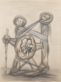 František Janoušek (1890 - 1943) - Bez názvu (Krajina s dudákem), 1935