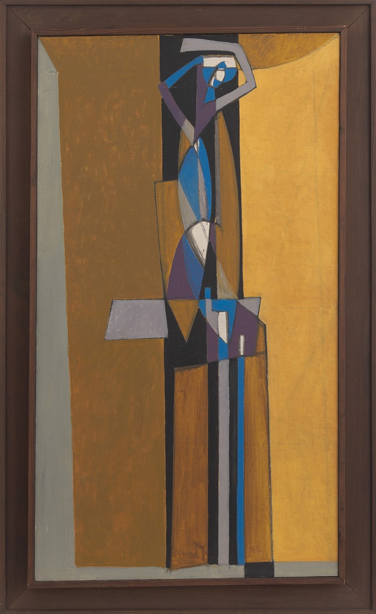 Matal Bohumír (1922–1988) - Postava ve zúženém prostoru, kol. r. 1986