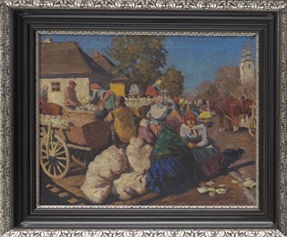 Mousson Teodor Josef (1887–1946) - Na trhu, kol. r. 1915