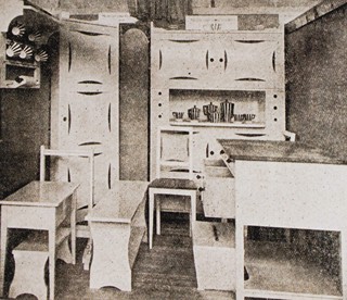 Stockar Rudolf (1886–1957), sdružení Artěl - Kuchyně, soubor nábytku – 7 ks