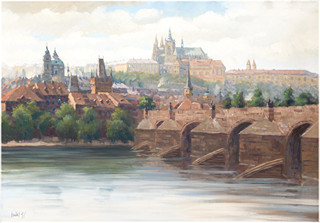 Stanislav Feikl (1883 - 1933) - Pražské panorama