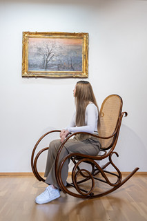 Thonet - Houpací křeslo Thonet
