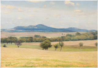 František Kaván (1866 - 1941) - Krajina u Kozákova