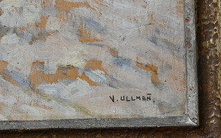 Josef Ullmann (1870 - 1922) - Zima, oráč před večerem