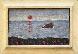 Milan Albich (1925 - 2000) - Západ Slunce nad Cap Trégkl