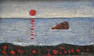 Milan Albich (1925 - 2000) - Západ Slunce nad Cap Trégkl