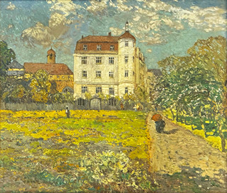 Josef Ullmann (1870 - 1922) - Zámecká zahrada v
Poděbradech