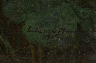 Německý malíř 19. století - Portrét nahé mladé ženy
