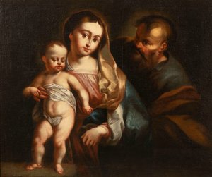 Italský malíř 18. století - Svatá rodina