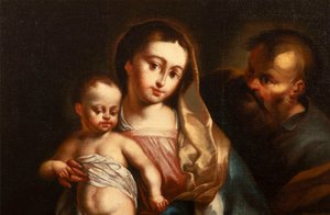 Italský malíř 18. století - Svatá rodina