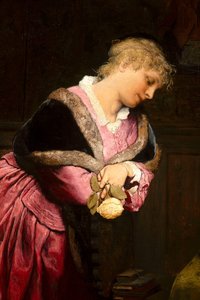 Gabriel von Max (1840 - 1915) - Mladá žena