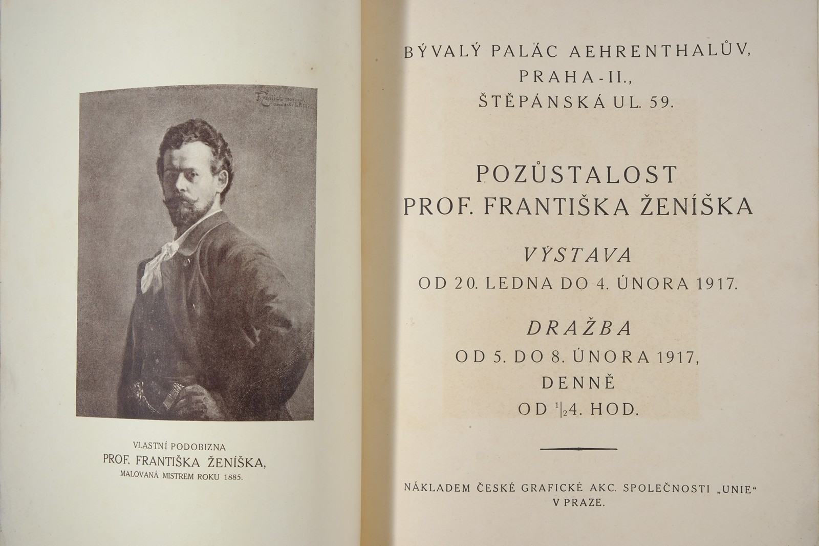 František Ženíšek (1849-1916) - Katalog pozůstalosti