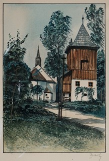 Viktor Jan Rychlík (1875) - Dva akvarely