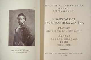 František Ženíšek (1849-1916) - Katalog pozůstalosti