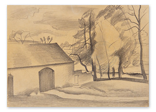 Barn near Písek