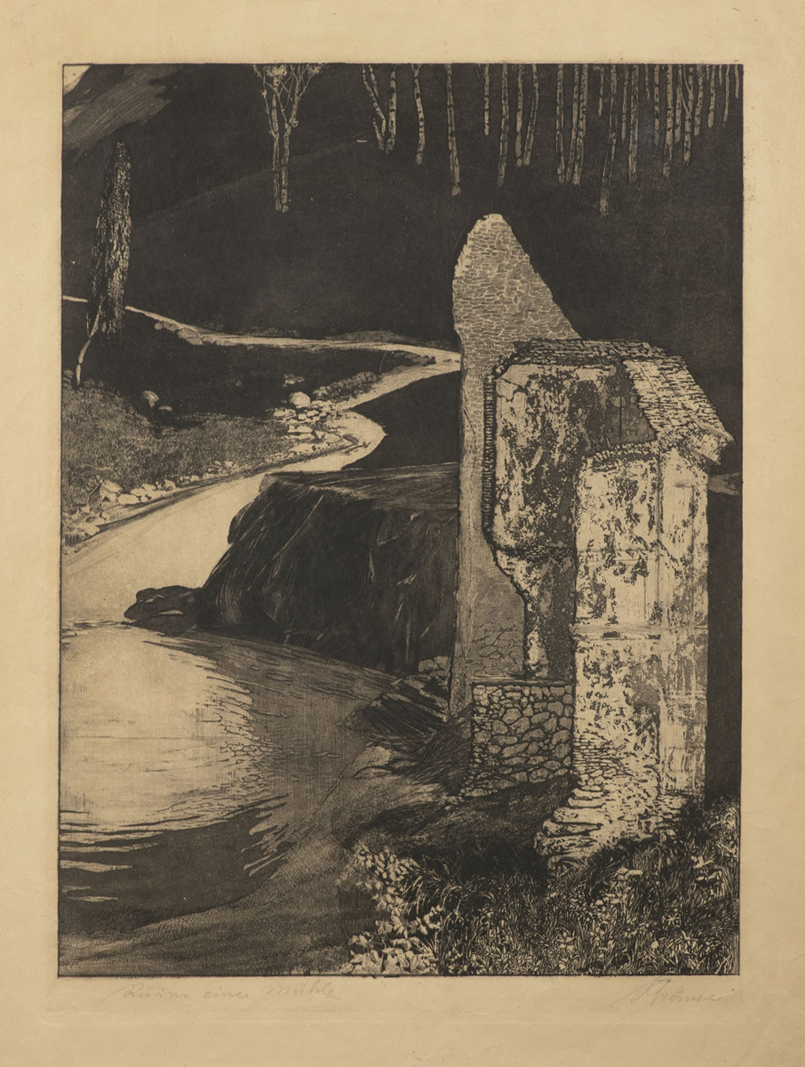 AUGUST BRÖMSE (1873 - 1925) - TROSKY STARÉHO MLÝNA