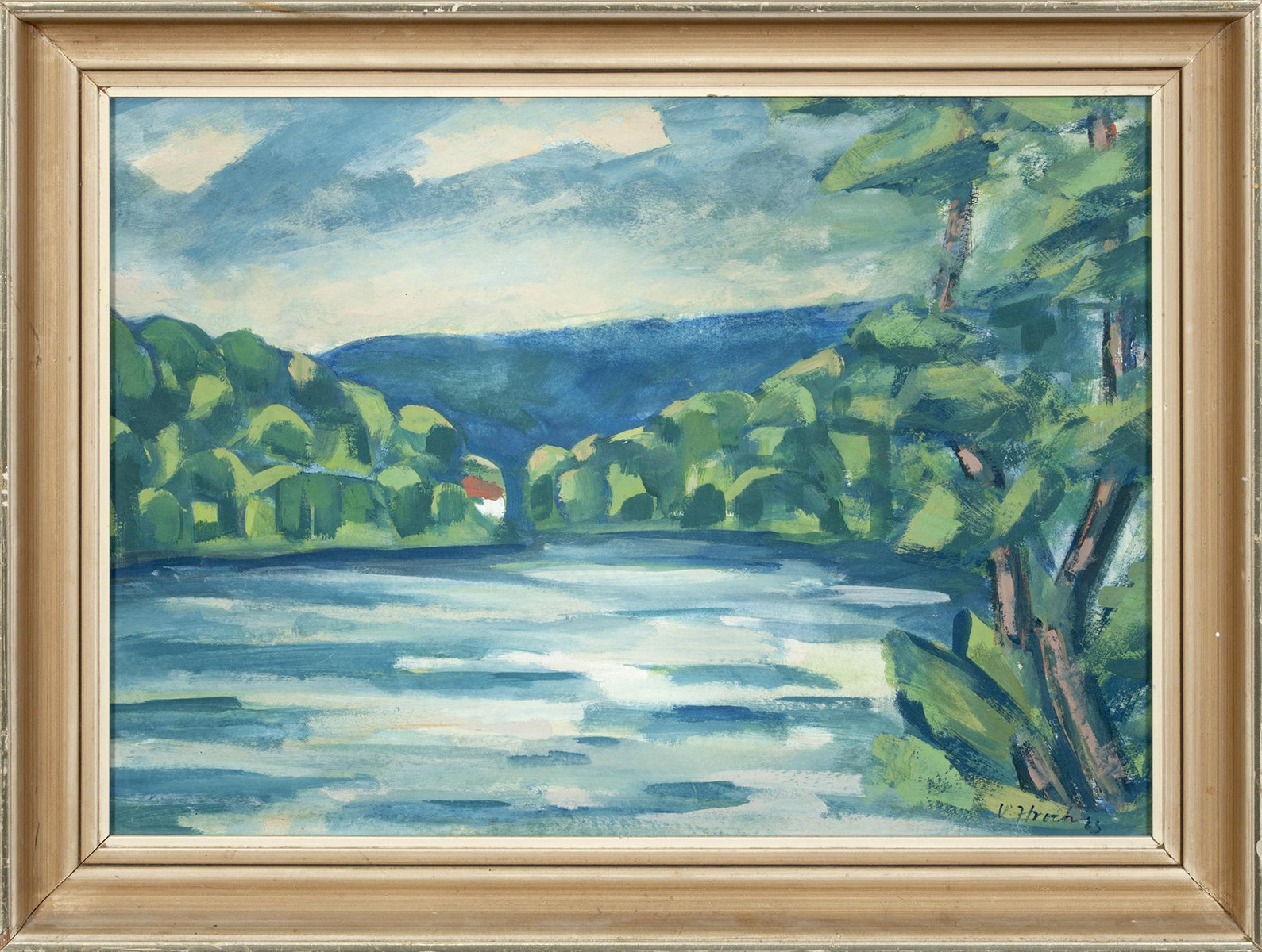Hroch Vladimír (1907 - 1966) - Pohled na řeku