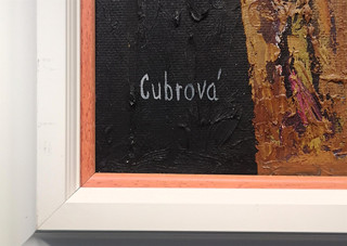 Cubrová Magdalena (1952) - Zátiší s kostkami