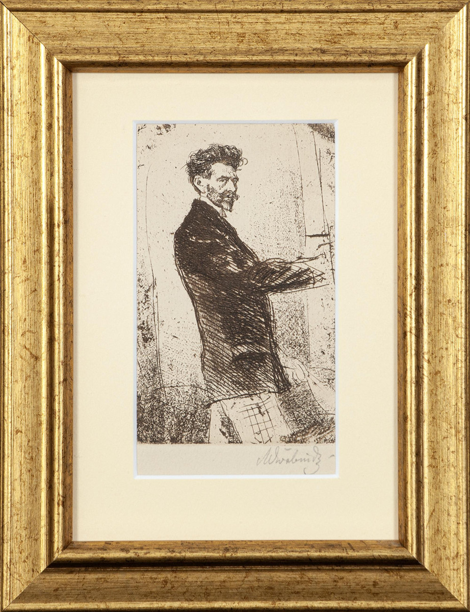 Švabinský Max (1873 - 1962) - Autoportrét