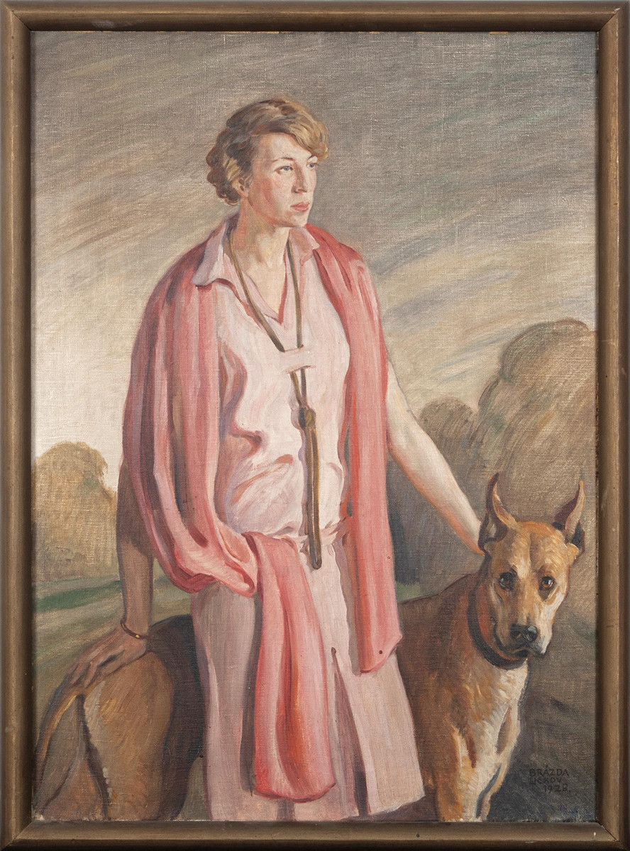 Brázda Oskar (1887 - 1977) - Podobizna manželky