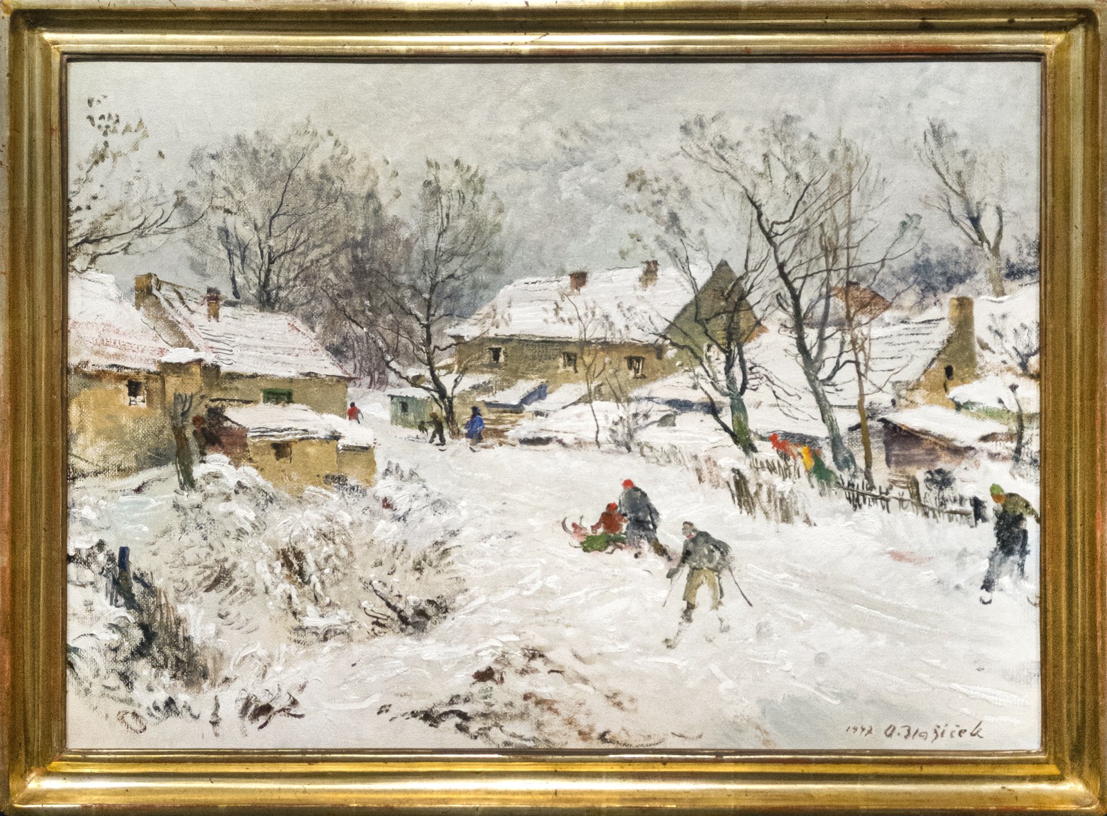 Oldřich Blažíček (1887 - 1953) - Zima na Jenerálce