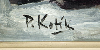 Kotík Pravoslav (1889 - 1970) - U zrcadla