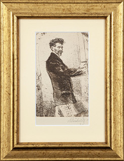 Švabinský Max (1873 - 1962) - Autoportrét