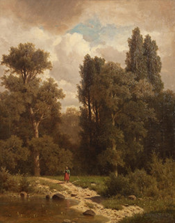 Chwala Adolf (1836 - 1900) - Lesní mýtina ve slunečním světle