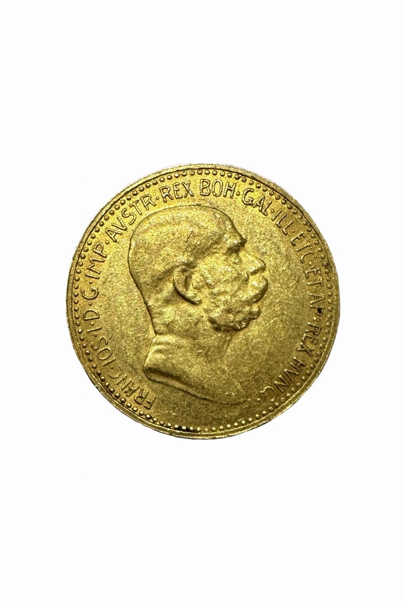 Zlatá jubilejní desetikoruna Franc Josef 1908