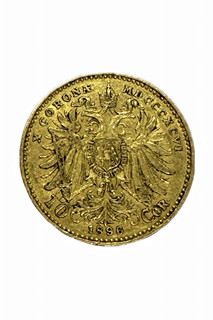 Zlatá desetikoruna Franc Josef 1896