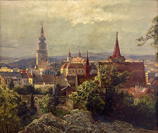 Josef Jiří Kamenický (1910 - 1981) - Brněnské panorama