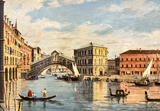 Alberto Terrini - Most Rialto, Benátky