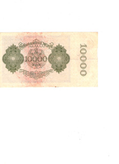 10 000 Marek – Německo 1922: Bankovka z období hyperinflace 1ks