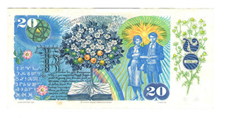 20 Korun Československých – 1988: Bankovka s Janem Amosem Komenským