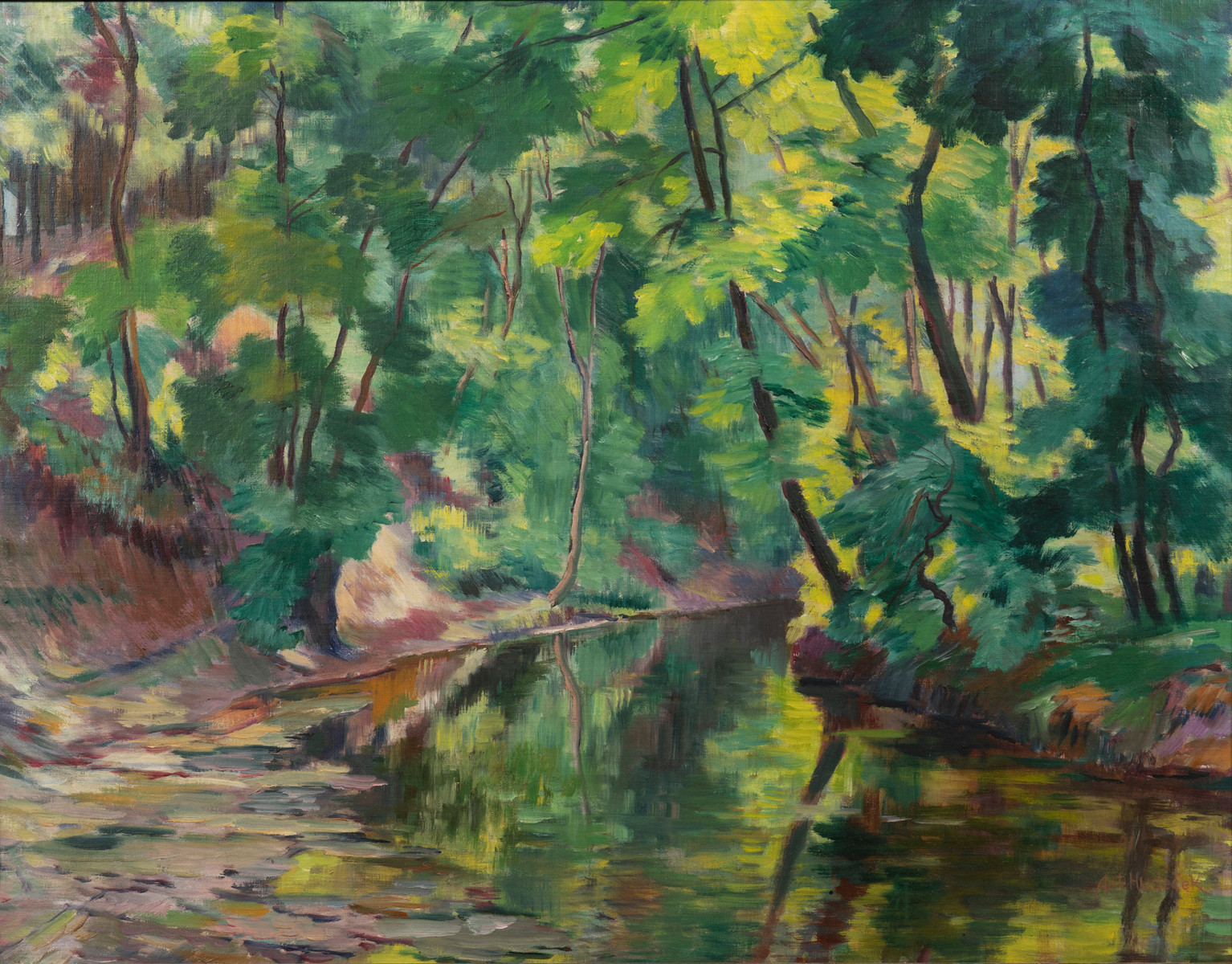 Antonín Hudeček (1872-1941) - Lesní potok
