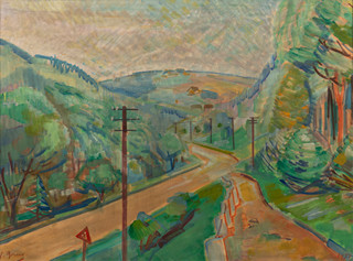 Jaroslav Grus (1891-1983) - Pohled na silnici