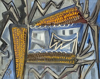 Fremund Richard (1928 – 1969) - Zátiší s kukuřicí