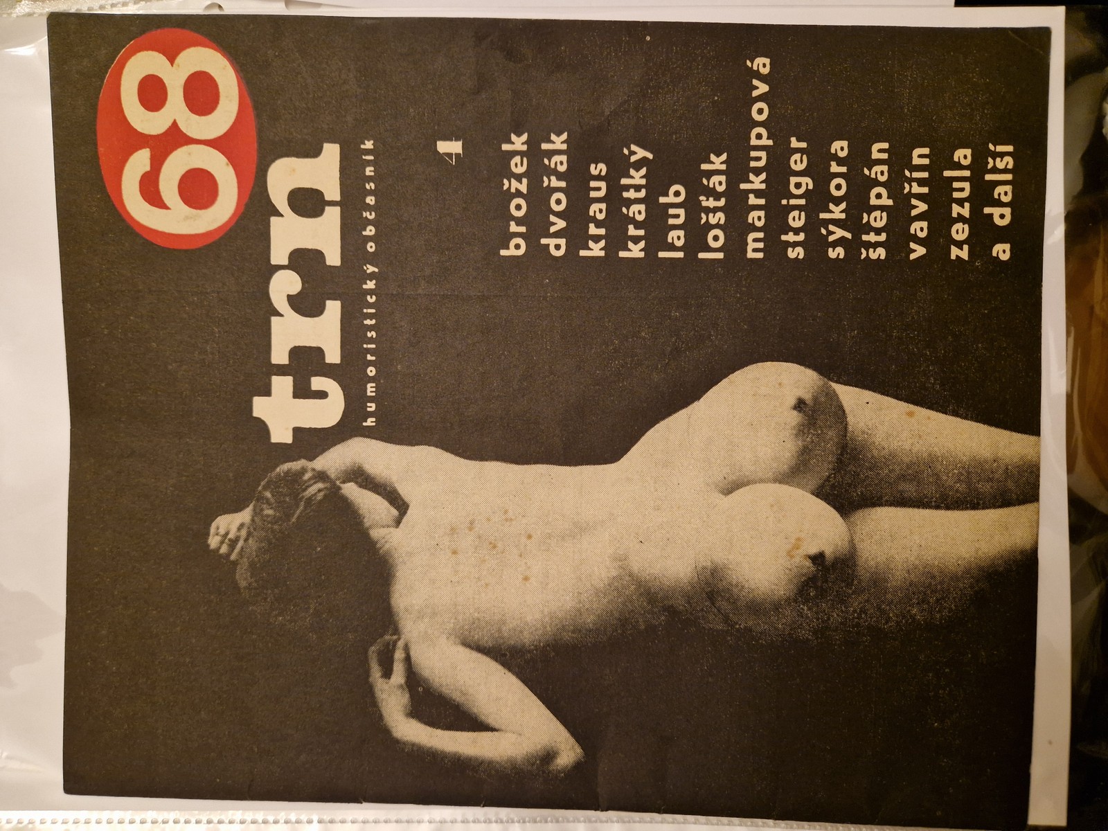 Humoristický časopis Trn z r. 1968