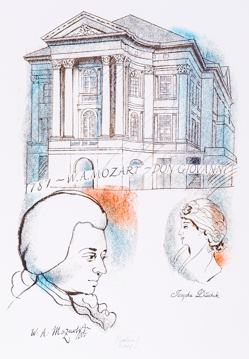 František Zálešák (1929) - W. A . Mozart a Josepha Duschek