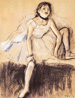 Edgar Degas (1834 - 1917) - Baletka