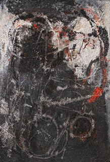 Ladislav Dydek (1919 - 2006) - Abstrakce s červenou stopou