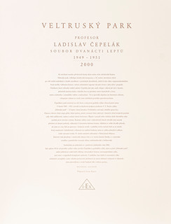 Ladislav Čepelák (1924 - 2000) - Veltruský park