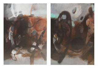Jiří Ptáček (1949) - Hnízda (diptych)