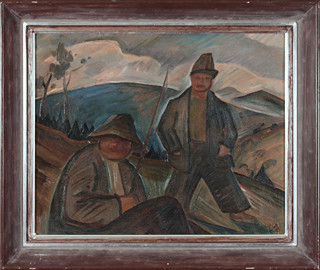 Jaroslav Král (1883 - 1942) - Pasáčci v horách