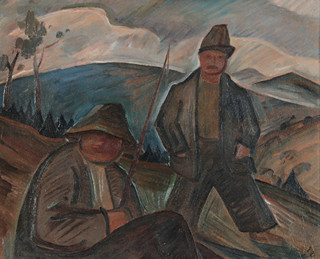 Jaroslav Král (1883 - 1942) - Pasáčci v horách