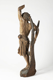 GOTHIC SCULPTURE OF SAINT SEBASTIAN