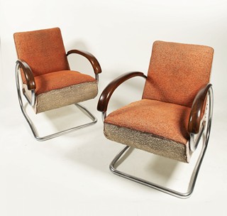 TWO ARMCHAIRS H-221